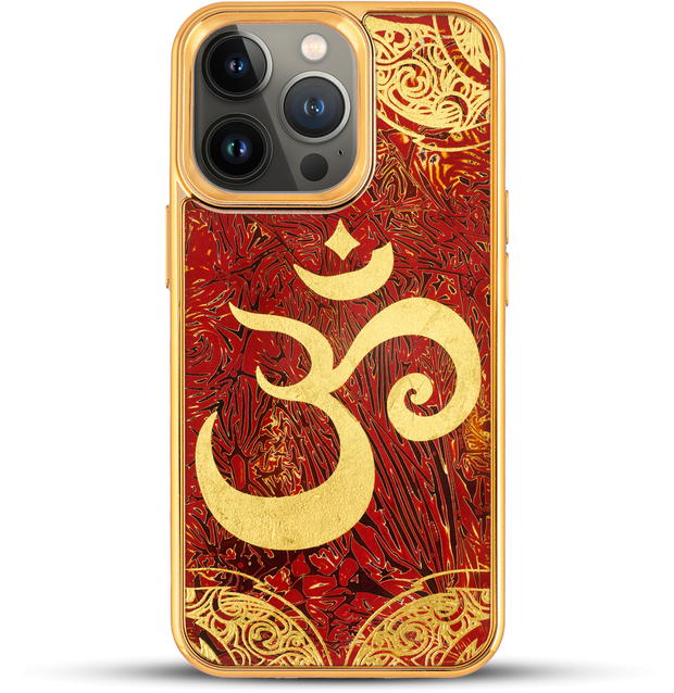 iPhone 13 Pro - Oriental Gold OM Mantra