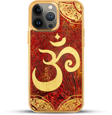 iPhone 14 Pro Max - Oriental Gold OM Mantra