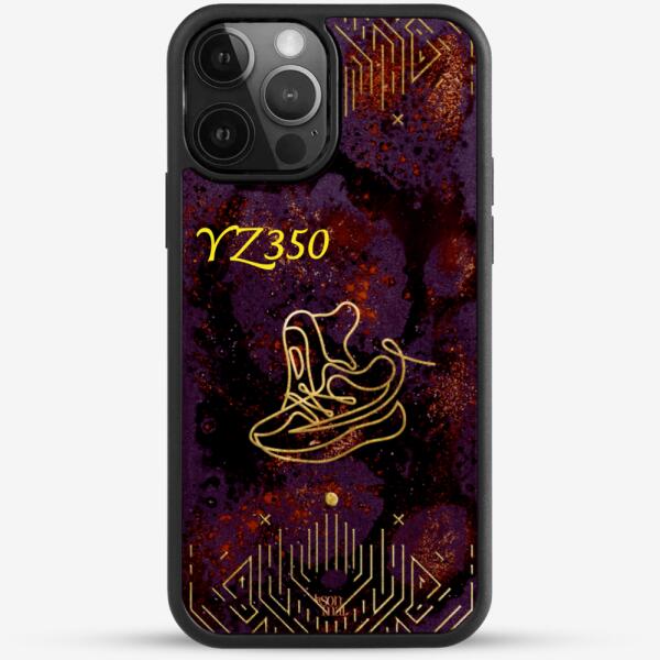 24k Gold Custom iPhone Case - Sneaker YZ350