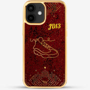 24k Gold Custom iPhone Case - Sneaker JD13