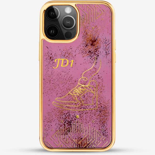 24k Gold Custom iPhone Case - Sneaker JD1