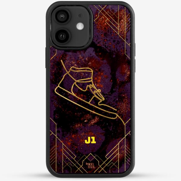 24k Gold Custom iPhone Case - Sneaker J1