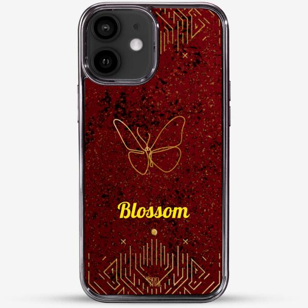 24k Gold Custom iPhone Case - Love Season Butterfly