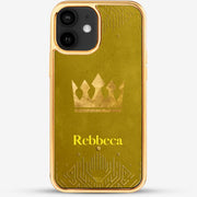 24k Gold Custom iPhone Case - Moonlight Sonata with Crown
