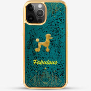 24k Gold Custom iPhone Case - Summer Forest Dog