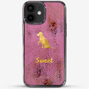 24k Gold Custom iPhone Case - Sweet Kiss Dog