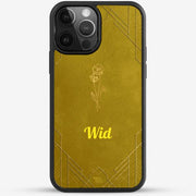24k Gold Custom iPhone Case - August Flower
