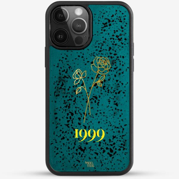 24k Gold Custom iPhone Case - June Flower