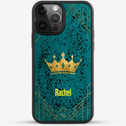 24k Gold Custom iPhone Case - Summer Forest with Crown