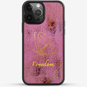 24k Gold Custom iPhone Case - Sweet Kiss Butterfly