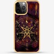 24k Gold Custom iPhone Case - Mandala Witches