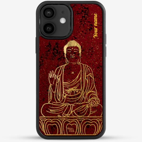 24k Gold Custom iPhone Case - Buddha 2