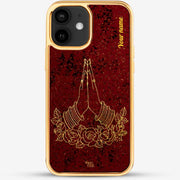 24k Gold Custom iPhone Case - Namaste