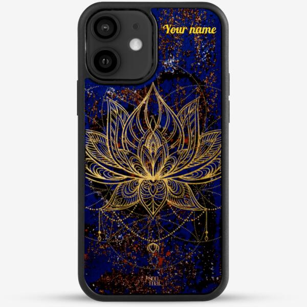 24k Gold Custom iPhone Case - Lotus Flower 4