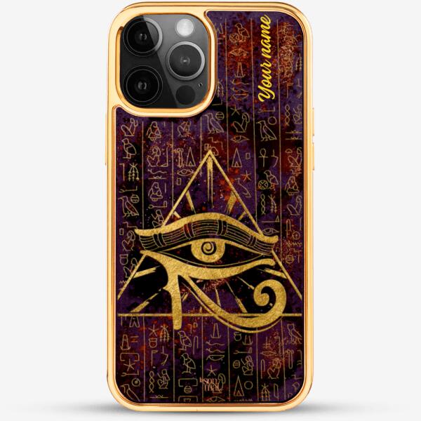 24k Gold Custom iPhone Case - Eye of Horus