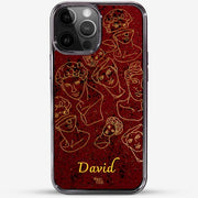 24k Gold Custom iPhone Case - David 2