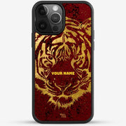 24k Gold Custom iPhone Case - Tiger