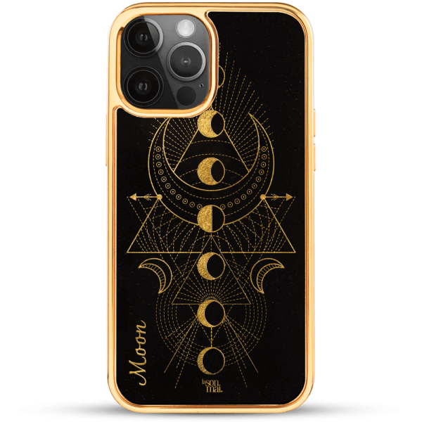24k Gold Custom iPhone Case - Planet 2