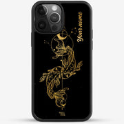 24k Gold Custom iPhone Case - Pisces