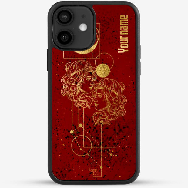 24k Gold Custom iPhone Case - Gemini