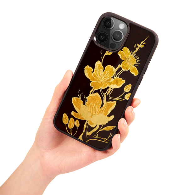 iPhone Case - Golden Apricot Blossom