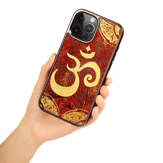 iPhone Case - Oriental Gold OM Mantra
